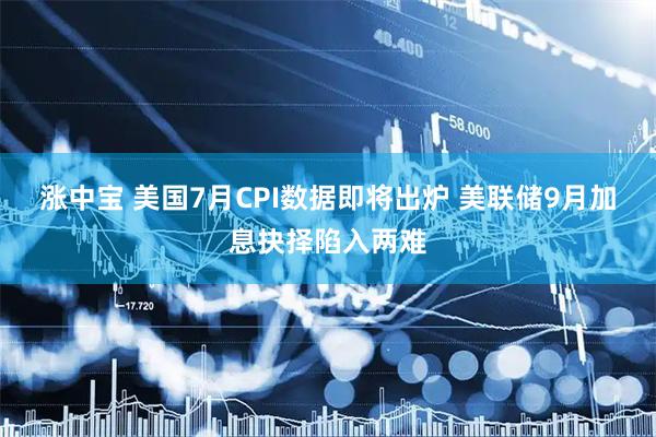涨中宝 美国7月CPI数据即将出炉 美联储9月加息抉择陷入两难